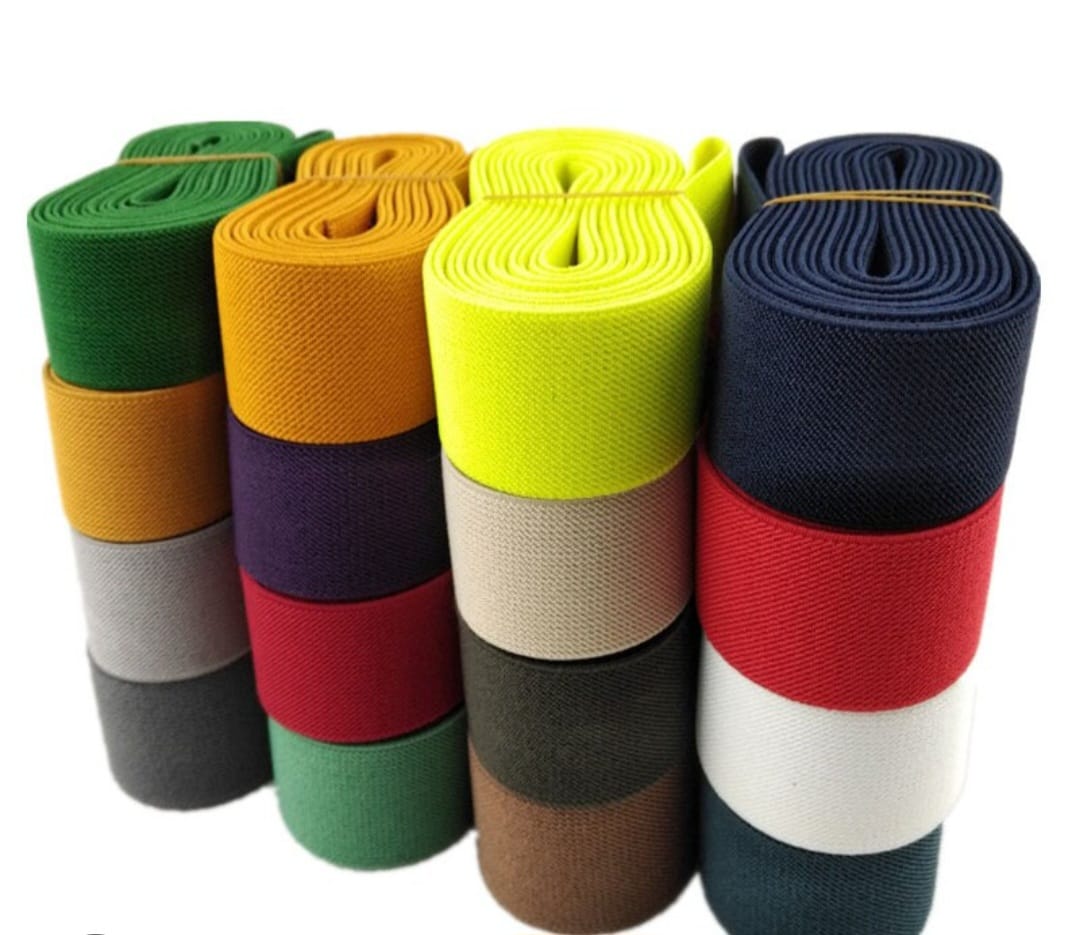 Export-Grade Bundled Spool 1" and 2" Woven Elastic